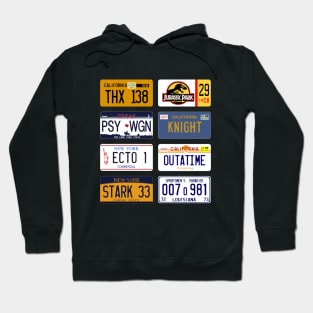 Famous license plates mixology colors Hoodie